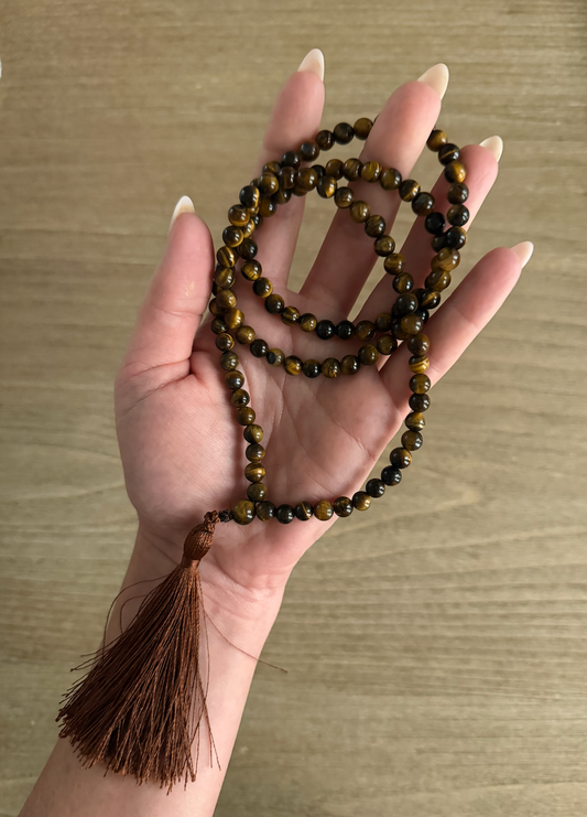 Tiger Eye Mala Beads