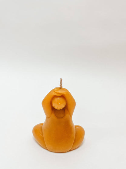 Meditation Beeswax Candle Duo