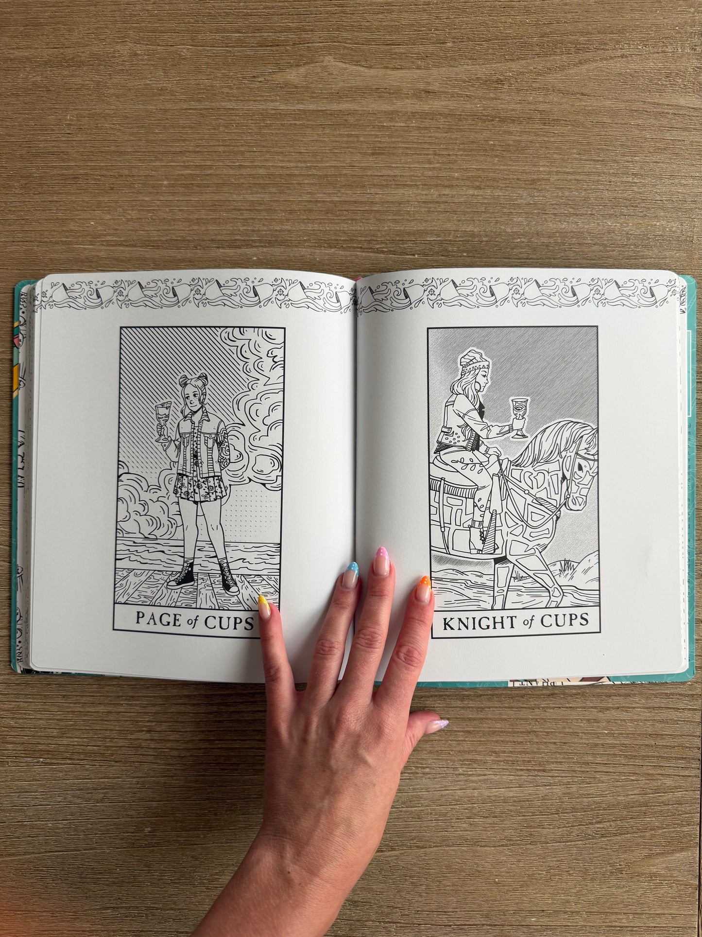 Modern Witch Tarot Coloring Book