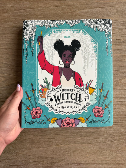 Modern Witch Tarot Coloring Book