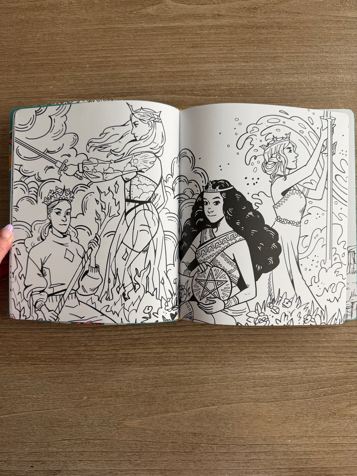 Modern Witch Tarot Coloring Book