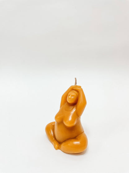 Meditation Beeswax Candle Duo