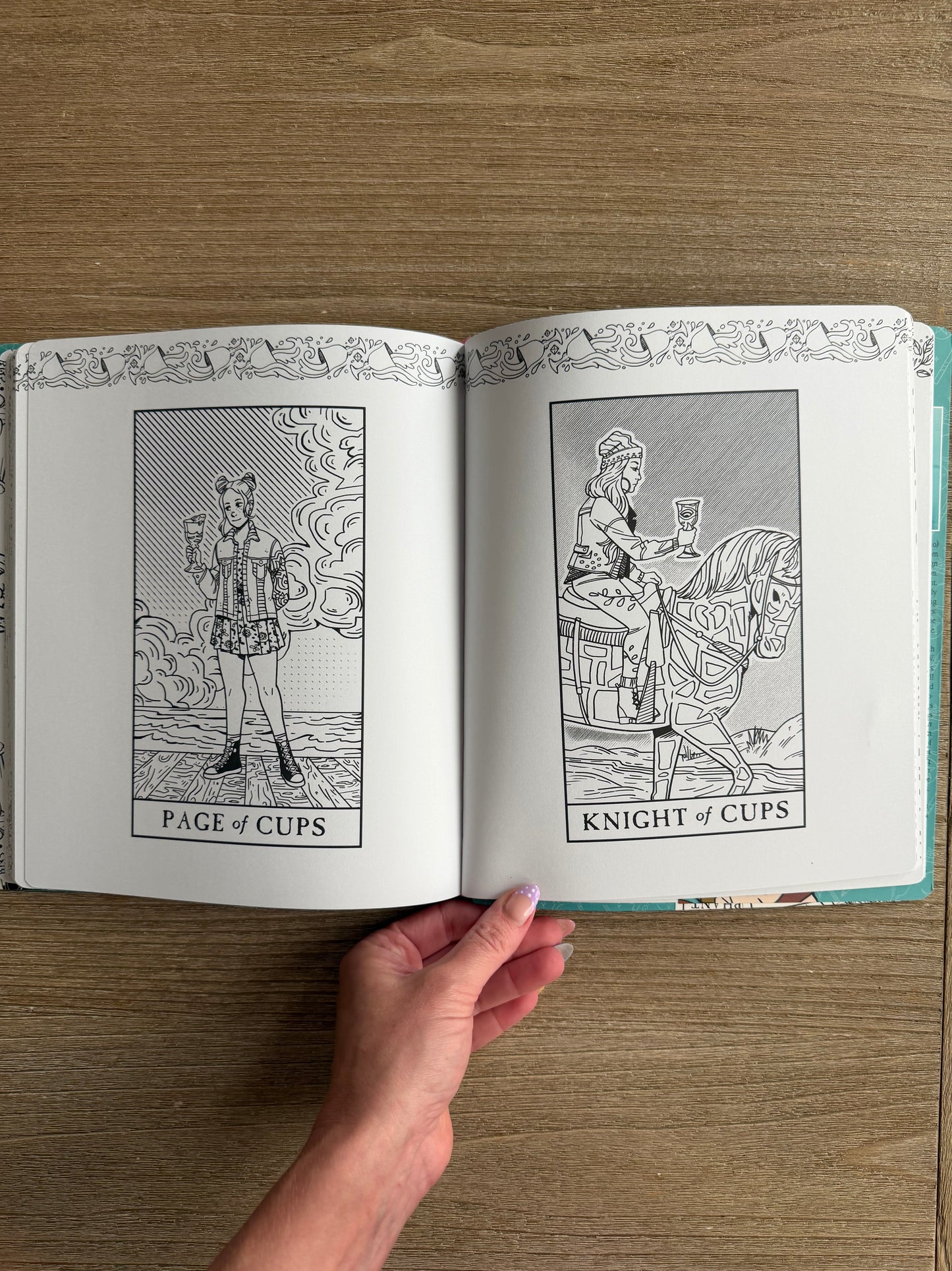 Modern Witch Tarot Coloring Book