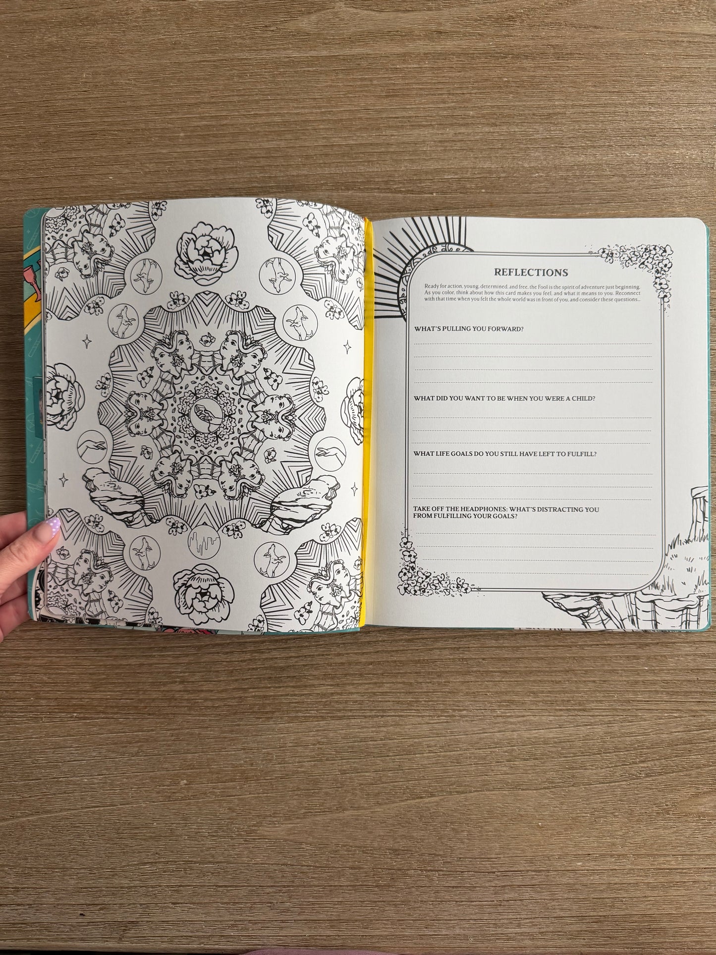 Modern Witch Tarot Coloring Book
