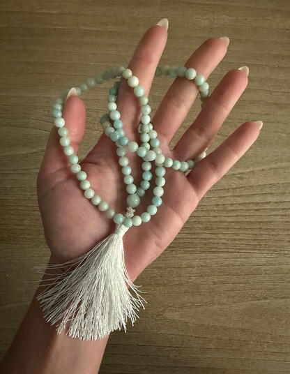 Amazonite Ritual Mala Beads