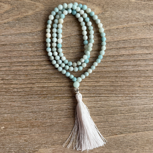 Amazonite Ritual Mala Beads